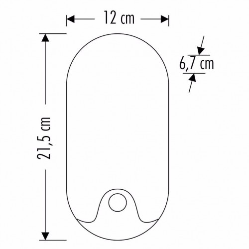Cata 20W Sensörlü Dekoratif Dış Mekan Led Duvar Aplik Aydınlatma CT-7093