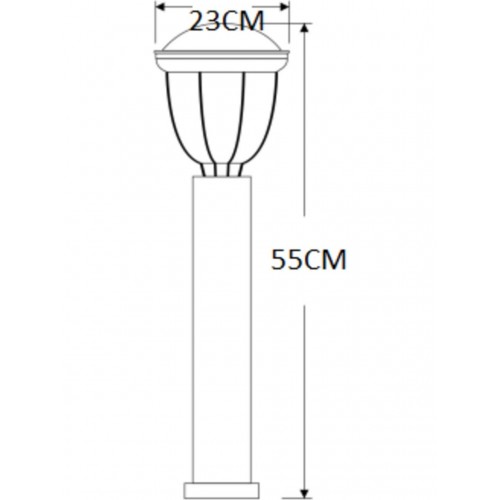 Cata Torino Dekoratif Bahçe Aydınlatma Armatürü CT-7039