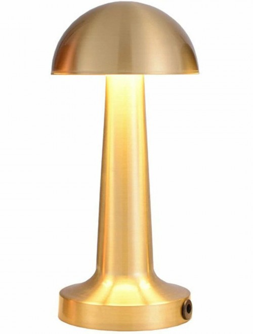 Cata Lizbon Şarjlı Dokunmatik Masa Lambası 3 Renk Yanma Modlu Gold Renk CT-8429