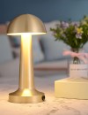 Cata Lizbon Şarjlı Dokunmatik Masa Lambası 3 Renk Yanma Modlu Gold Renk CT-8429