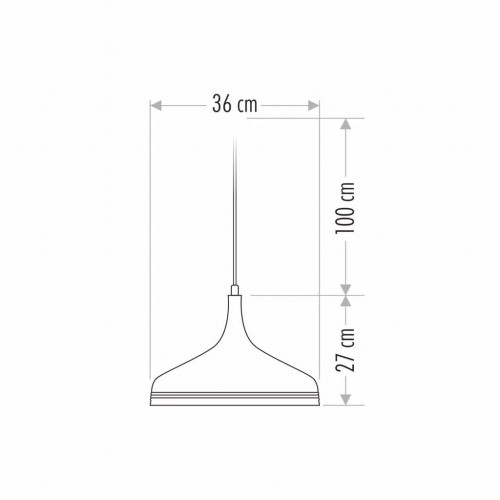 Cata Siyah Altın Modern Dekoratif Sarkıt Avize Armatür CT-8103