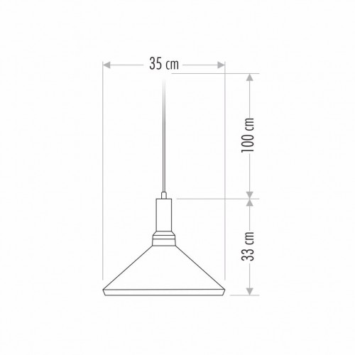 Cata Siyah Altın Modern Dekoratif Sarkıt Avize Armatür CT-8201
