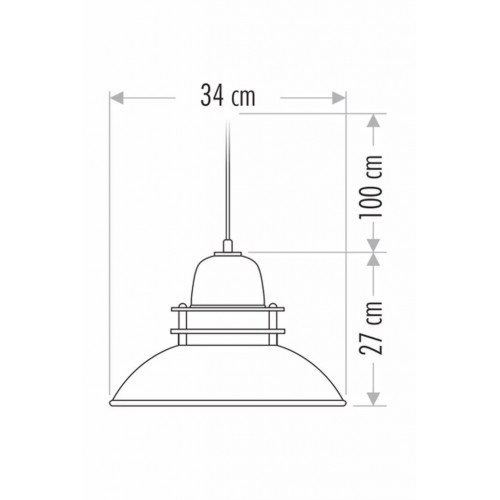 Cata Siyah Altın Modern Dekoratif Sarkıt Avize Armatür CT-8248
