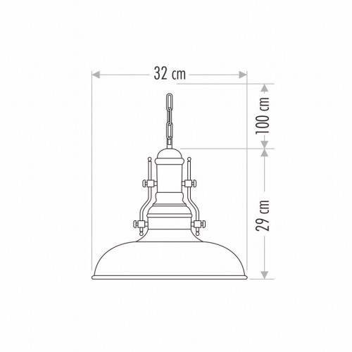 Cata Siyah Altın Modern Dekoratif Sarkıt Avize Armatür CT-8250