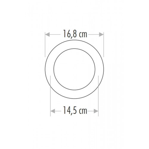 Cata 18 Watt Led Panel Aydınlatma Gömme Led Panel Armatürü Siyah Kasa ct-5129
