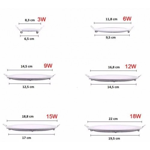 Cata 18 Watt Led Panel Aydınlatma Gömme Led Panel Armatürü Siyah Kasa ct-5129