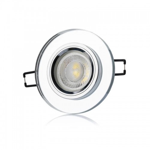 Cata Ortanca Yuvarlak Dekoratif Cam Spot Armatür ct-6555