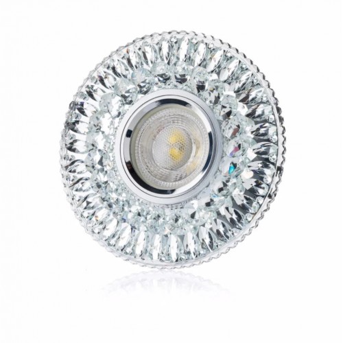 Cata Hanımeli Led Çerçeveli Yuvarlak Dekoratif Cam Spot ct-6583