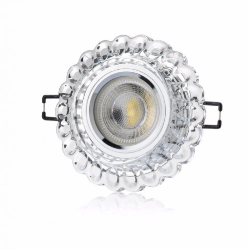 Cata Sümbül Kristal Yuvarlak Dekoratif Cam Spot ct-6594