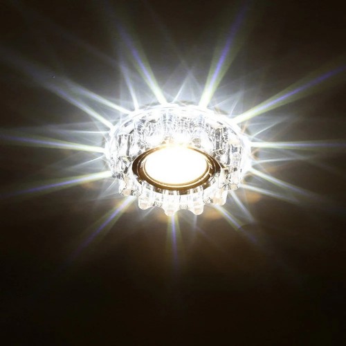 Cata Karanfil Led Çerçeveli Kristal Yuvarlak Dekoratif Cam Spot ct-6595