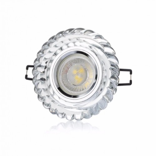 Cata Gardenya Led Çerçeveli Kristal Yuvarlak Dekoratif Cam Spot ct-6600