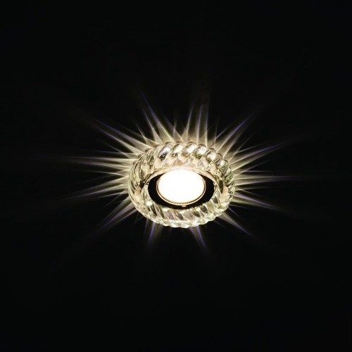 Cata Gardenya Led Çerçeveli Kristal Yuvarlak Dekoratif Cam Spot ct-6600