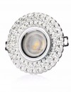 Cata İpek Led Çerçeveli Kristal Yuvarlak Dekoratif Cam Spot ct-6639
