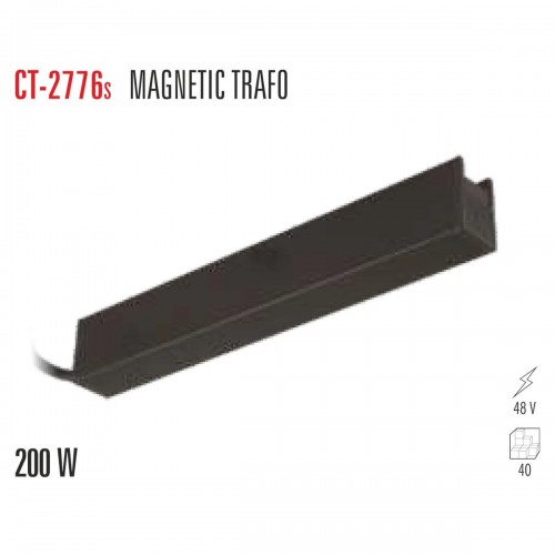 Cata 200 Watt Magnetic Trafo Magnetic Ray Armatür Trafo Siyah Kasa ct-2776
