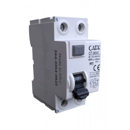 Cata 2x40A 30mA 6kA Kaçak Akım Rölesi ct-9640