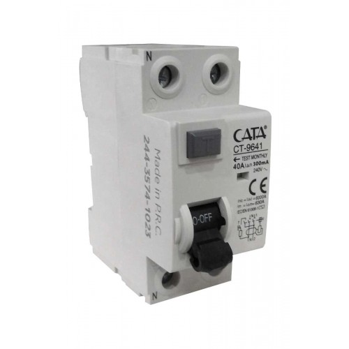 Cata 2x40A 300mA 6kA Kaçak Akım Rölesi ct-9641