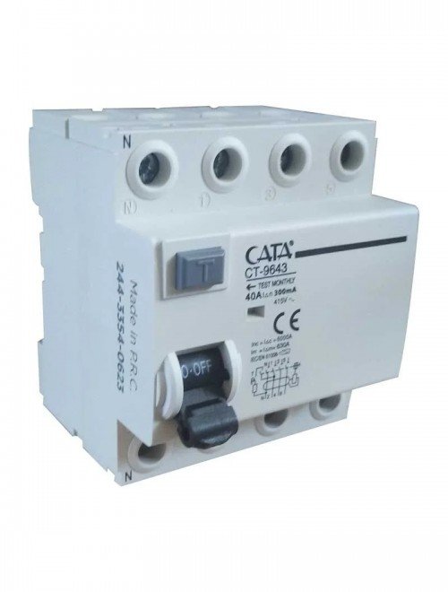 Cata 4x40A 300mA 6kA Kaçak Akım Rölesi ct-9643