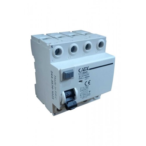 Cata 4x63A 300mA 6kA Kaçak Akım Rölesi ct-9645