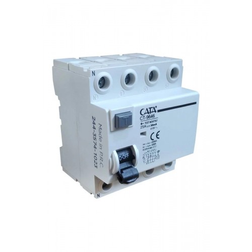 Cata 4x25A 30mA 6kA Kaçak Akım Rölesi ct-9646