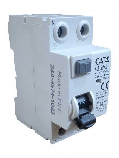 Cata 2x25A 30mA 6kA Kaçak Akım Rölesi ct-9648